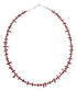 Native American Navajo Coral Bead Sterling Silver Necklace AX124679